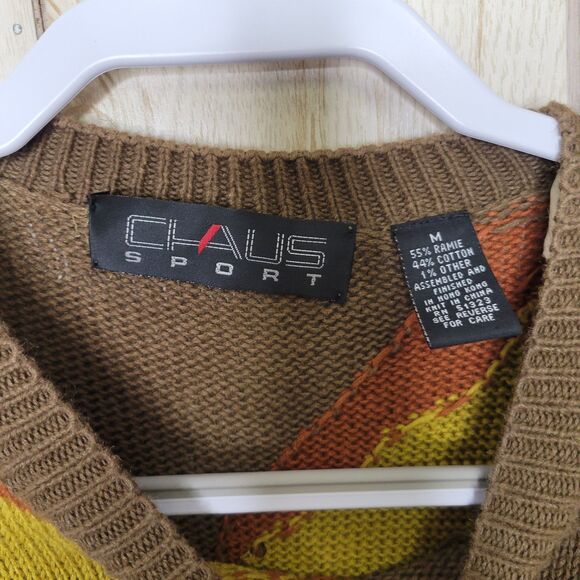 Chaus Floral Embroidered Knitted Vintage Pullover Sweater - Picture 3 of 6